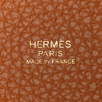 Hermes Taurillon Clemence Picotin Lock 18 PM Gold 5 of 11