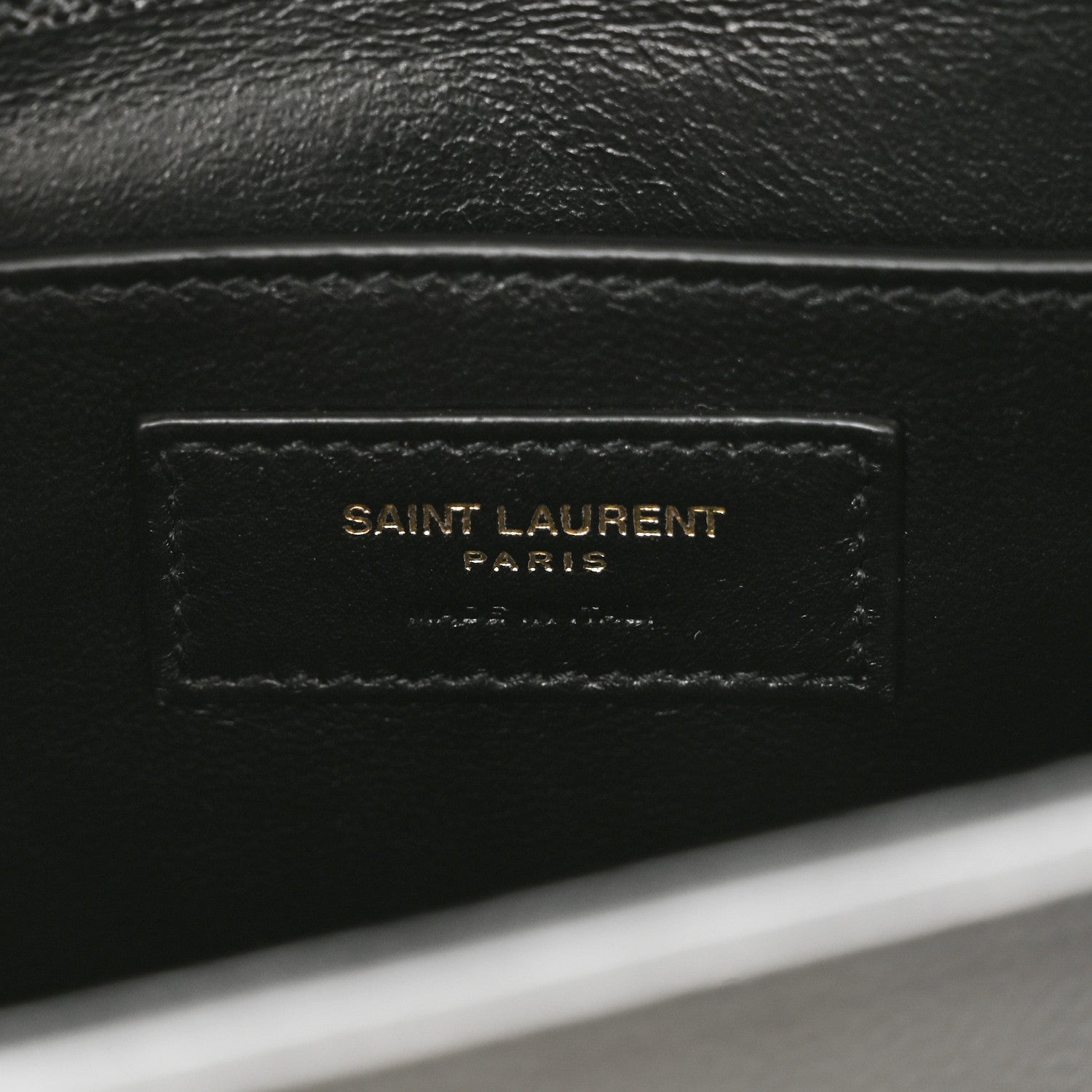 Saint Laurent Grain de Poudre Medium Classic Monogram Cassandra Top Handle Black 6 of 9