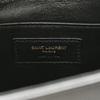 Saint Laurent Grain de Poudre Medium Classic Monogram Cassandra Top Handle Black 6 of 9