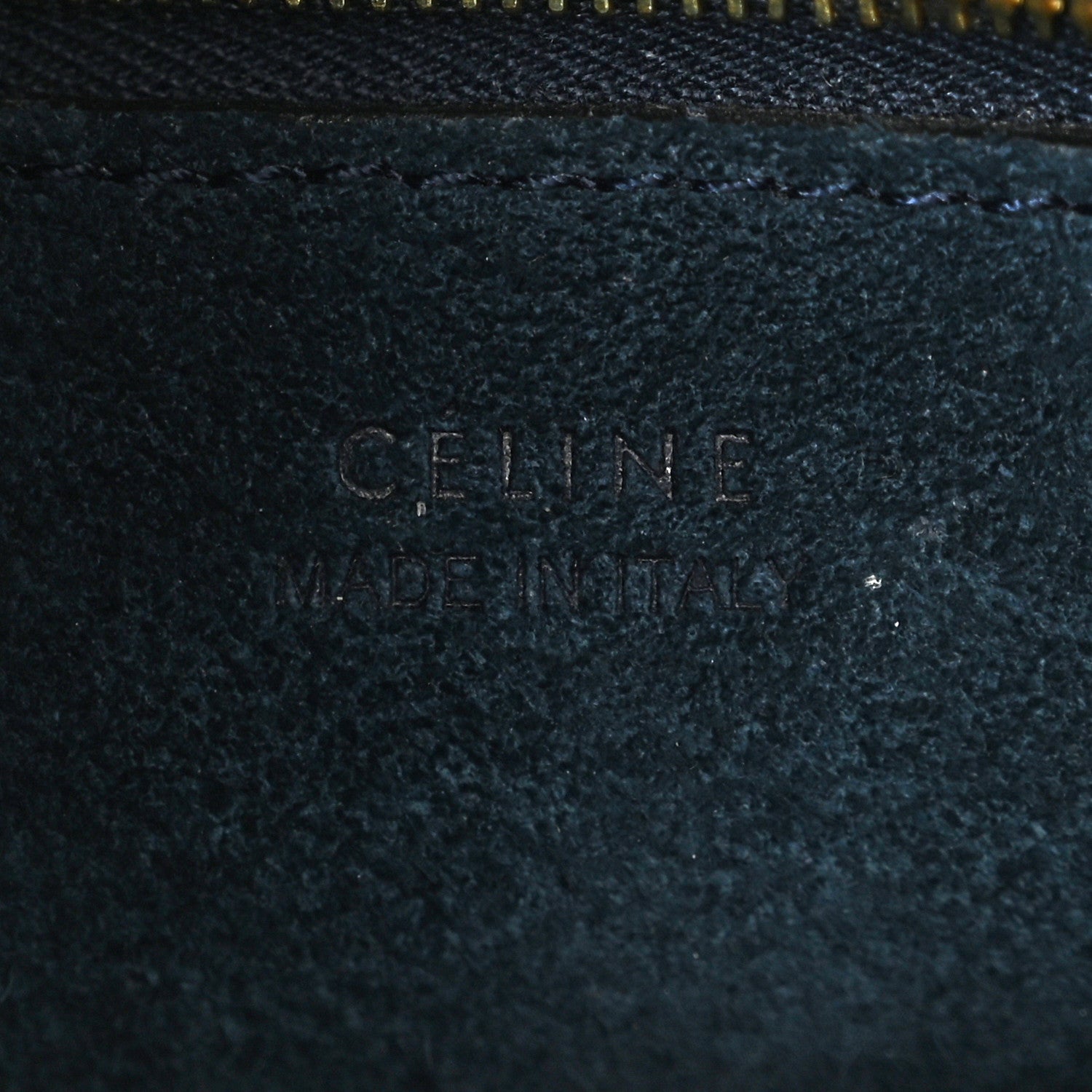 Celine Soft Grained Calfskin Small Sangle Bucket Bag Abyss Blue 5 of 8