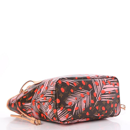 Louis Vuitton Monogram Jungle Dots Neo Neverfull MM Sugar Pink Poppy 4 of 7