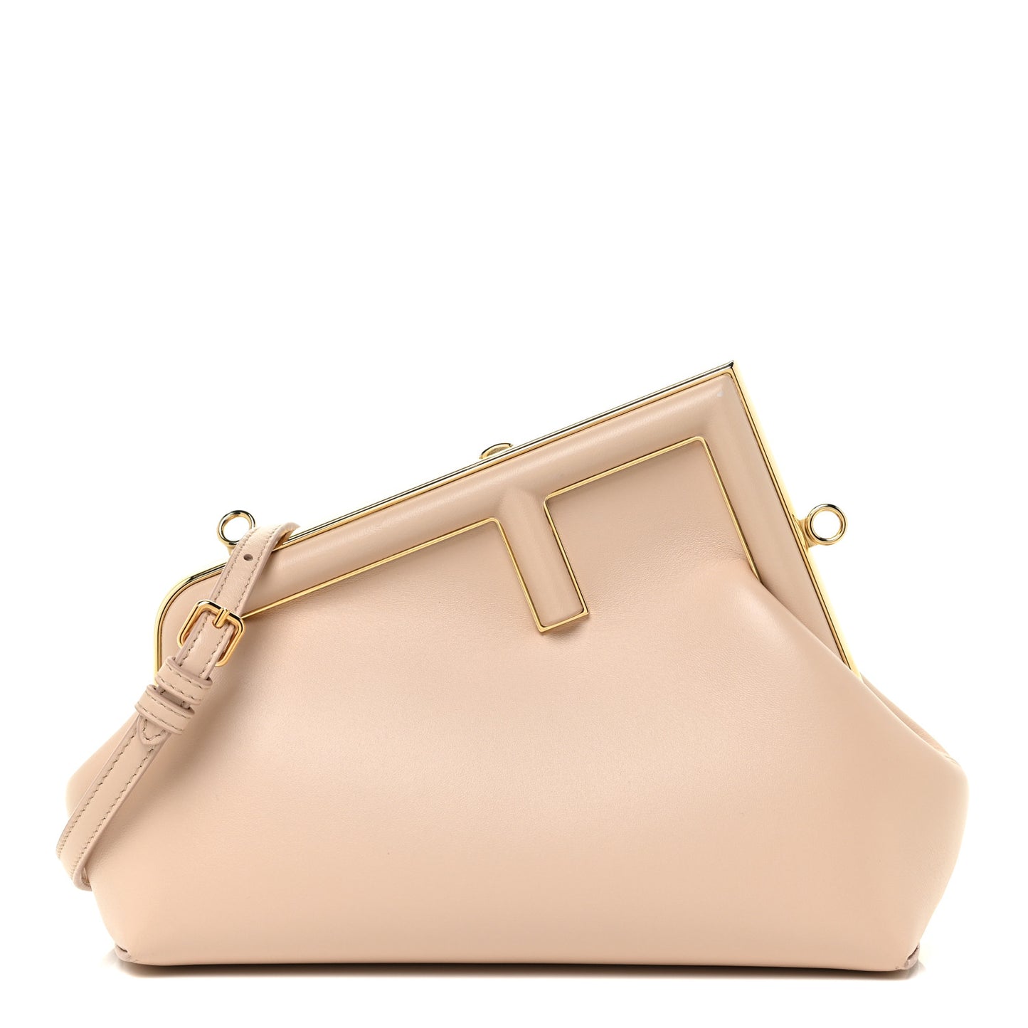 Shiny Nappa Small Fendi First Poudre