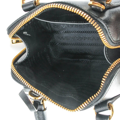 Prada Saffiano Lux Mini Promenade Tote Black 5 of 8