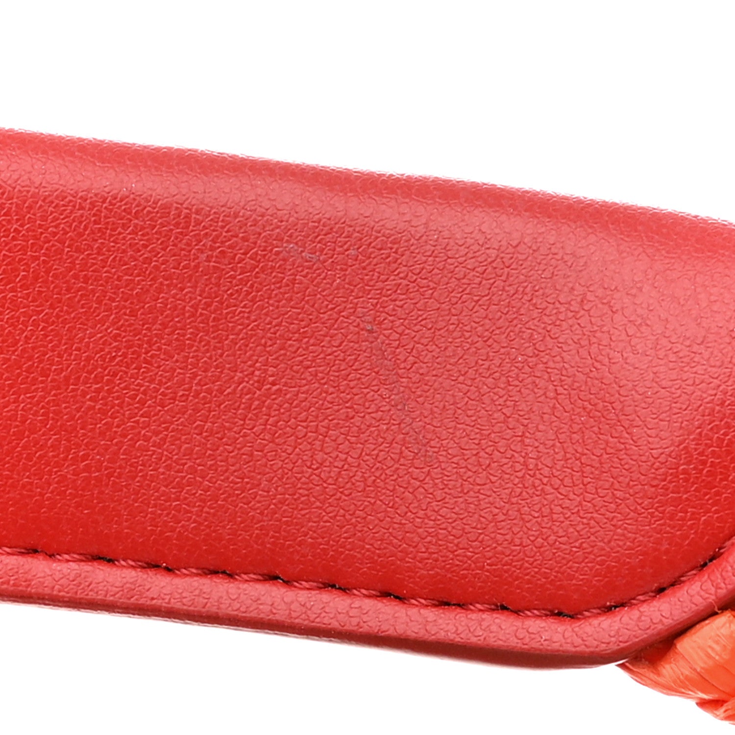 Stella McCartney Braided Raffia Eco Alter Napa Perforated Logo Crossbody Bag Brick 13 of 15