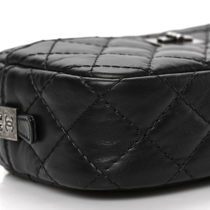 Chanel Aged Calfskin Quilted Mini Reissue Camera Case Black 8 of 9