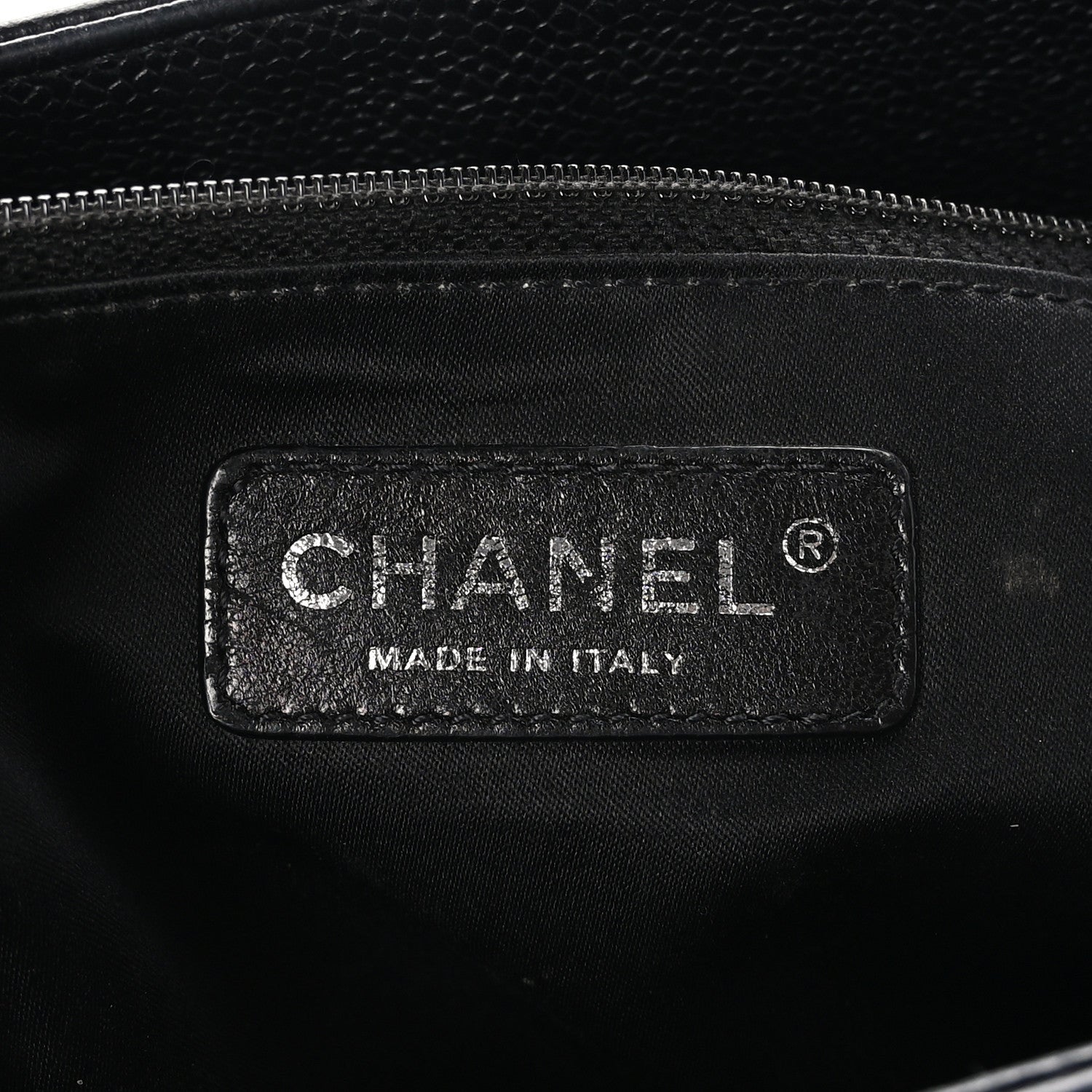 Chanel Caviar Quilted Grand Shopping Tote GST Black 7 of 10