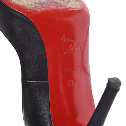 Christian Louboutin Kid Pigalle 100 Pumps 37 Black 16 of 18