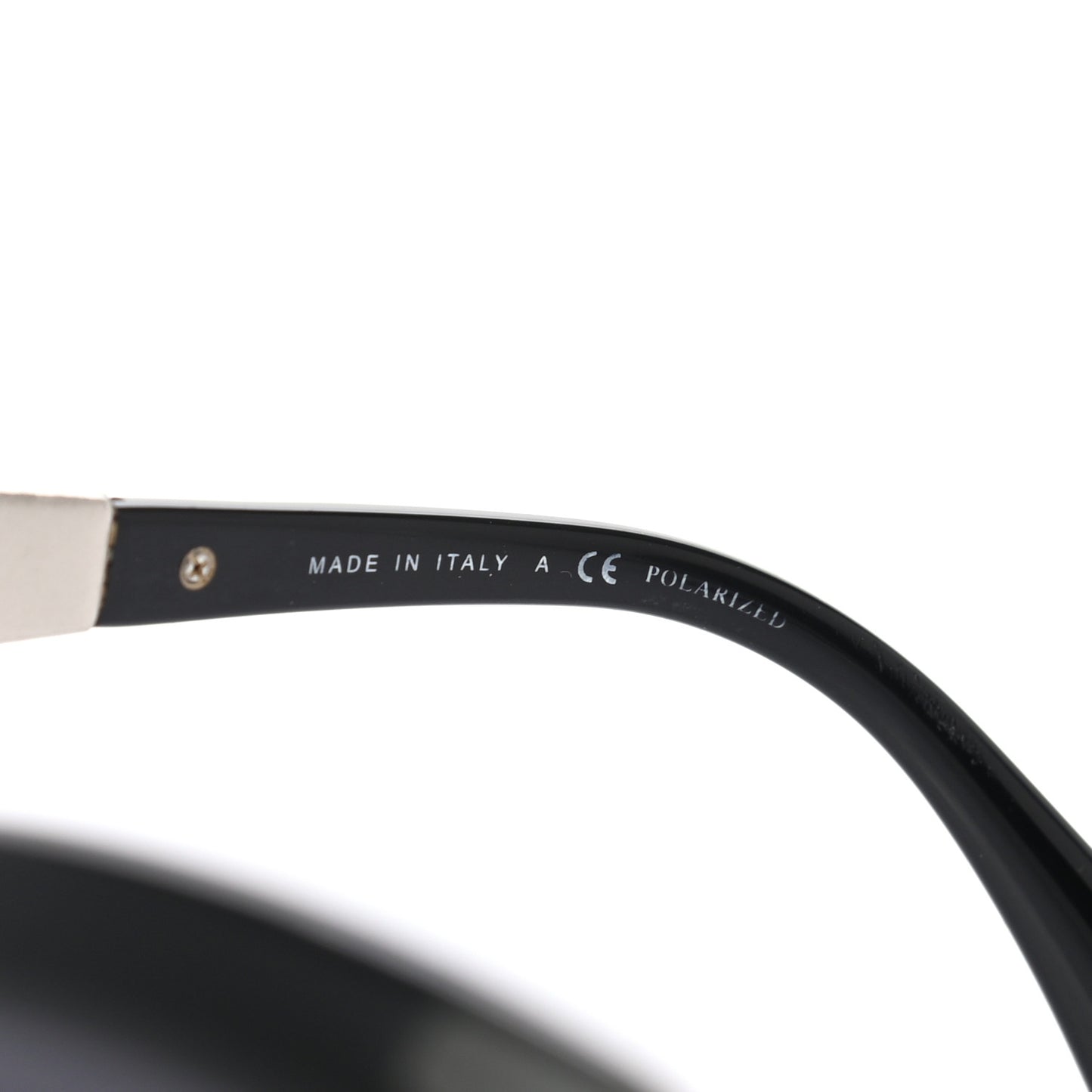 Acetate Tweed Effect CC Sunglasses Black