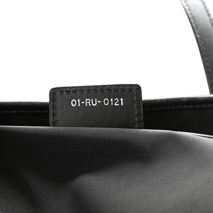Christian Dior Coated Canvas Cannage Medium Panarea Tote Black 7 of 13