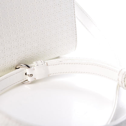 Christian Dior Patent Micro-Cannage Mini Lady Dior White 8 of 12