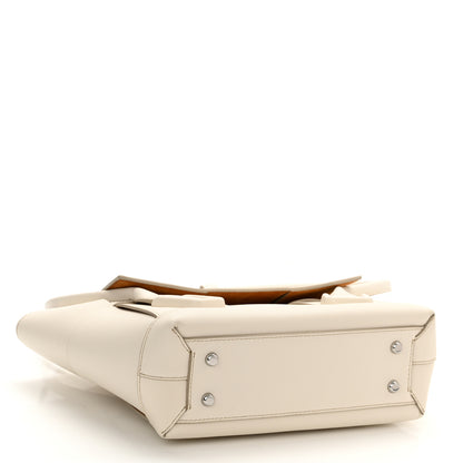 Bottega Veneta French Calfskin Maxi Intrecciato Small Arco Bianco 4 of 11