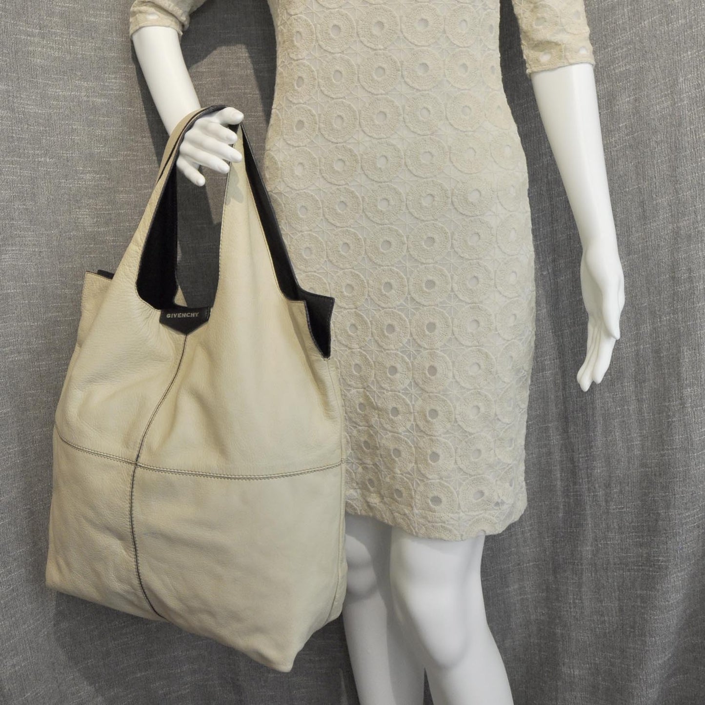 Leather George V Apron Bag Bi-Color