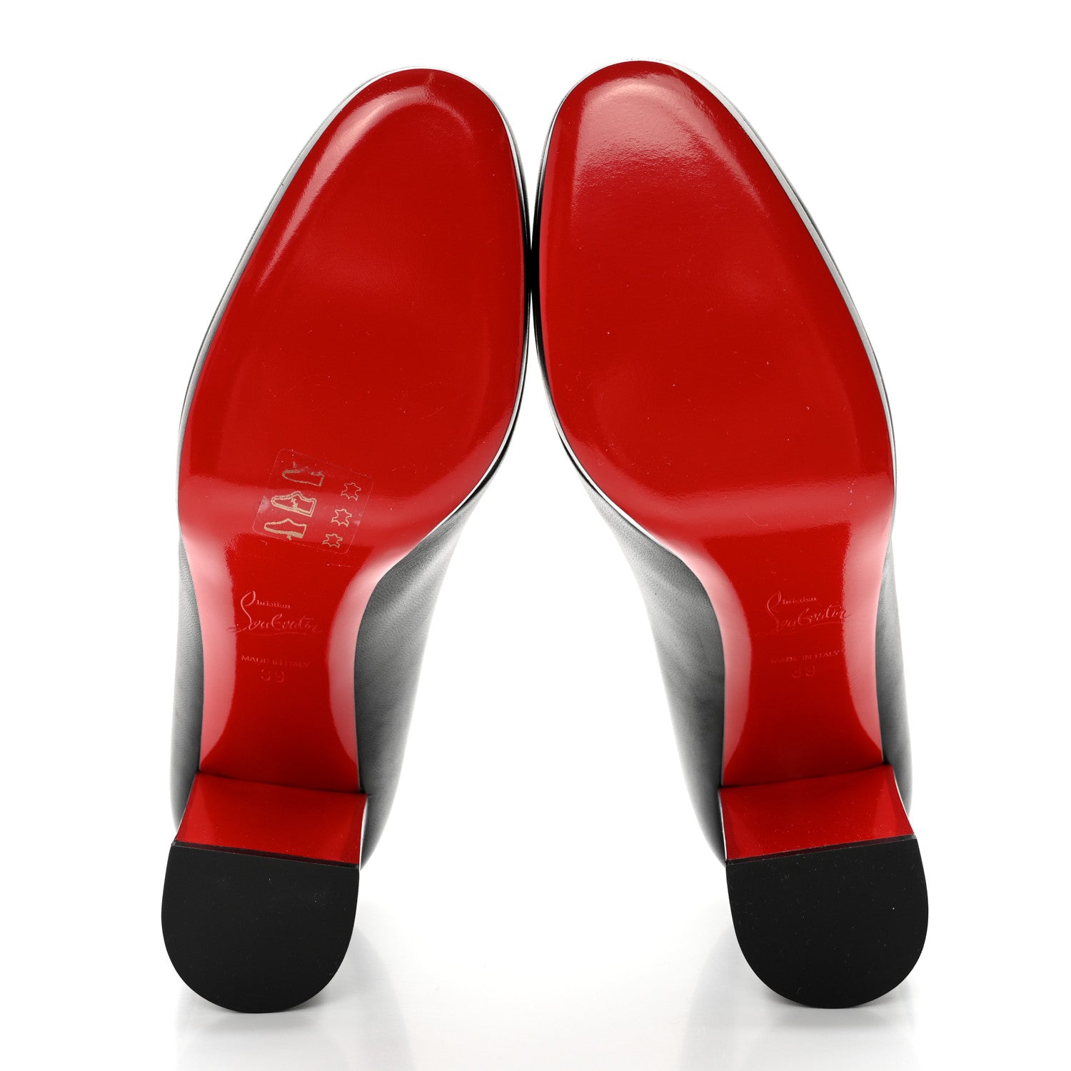 Christian Louboutin Nappa Kabetts 100 Pumps 39 Black Lucido 5 of 8