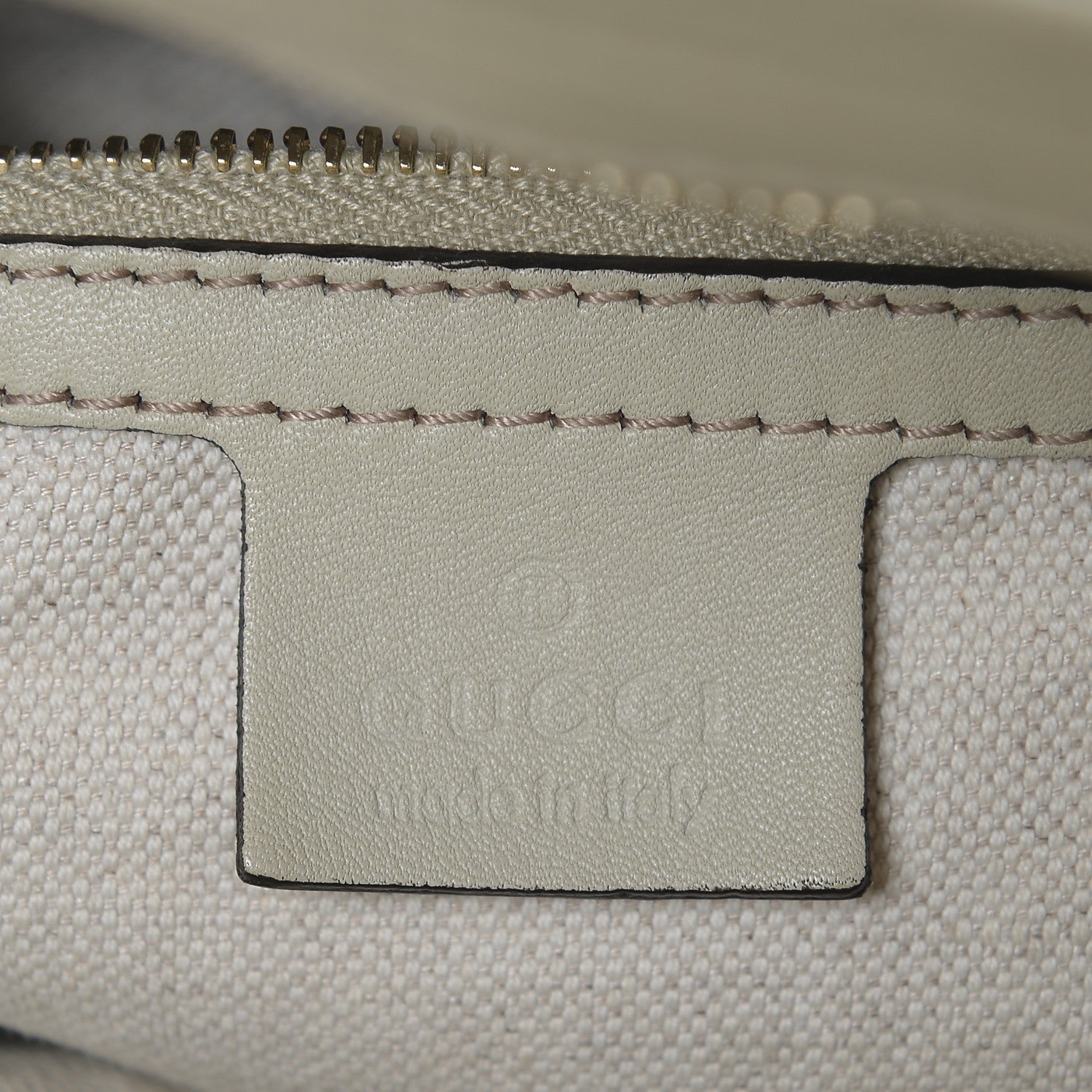 Gucci Guccissima Medium Mayfair Tote Off White 6 of 6