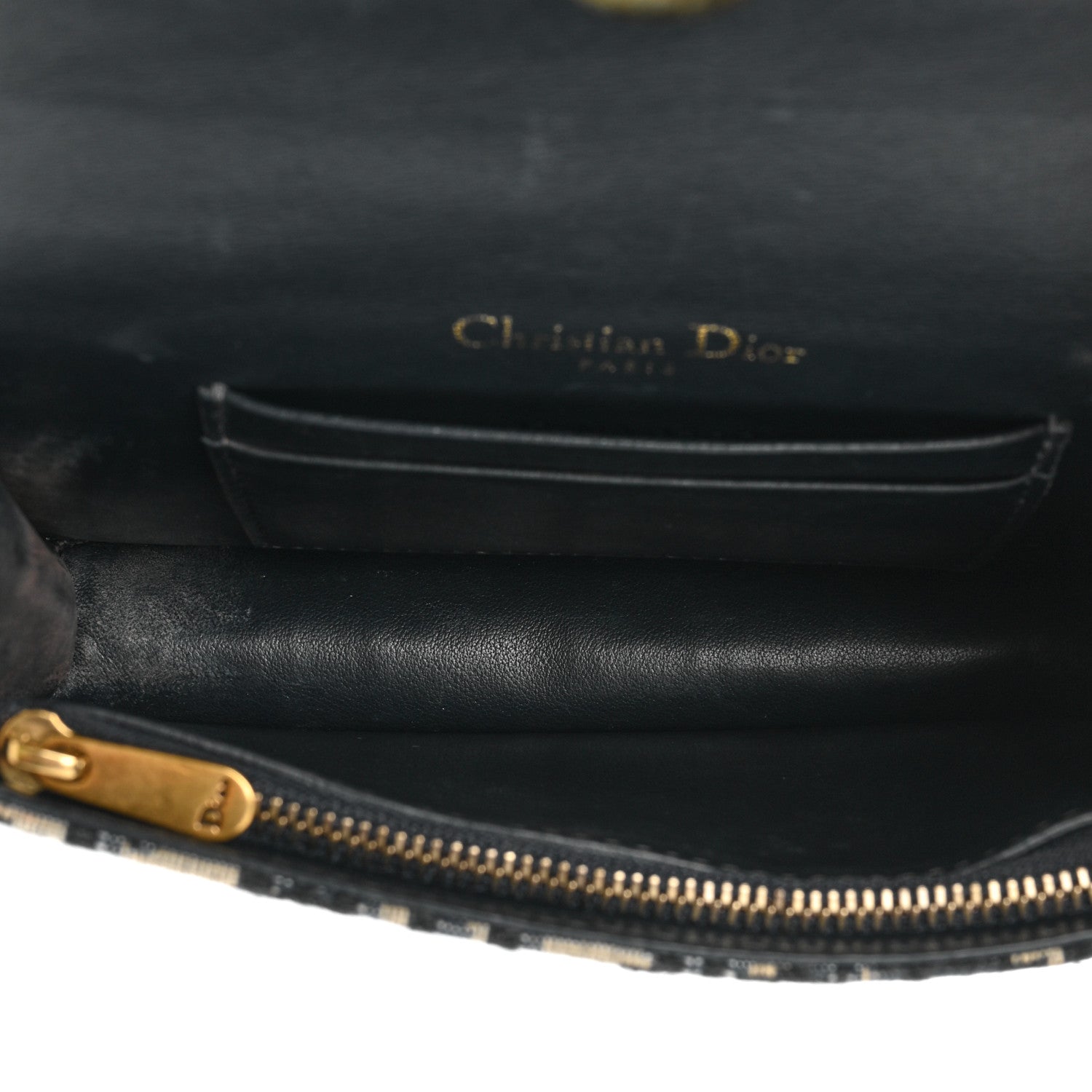 Christian Dior Oblique Saddle Belt Bag Blue 5 of 10