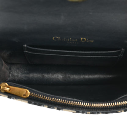 Christian Dior Oblique Saddle Belt Bag Blue 5 of 10