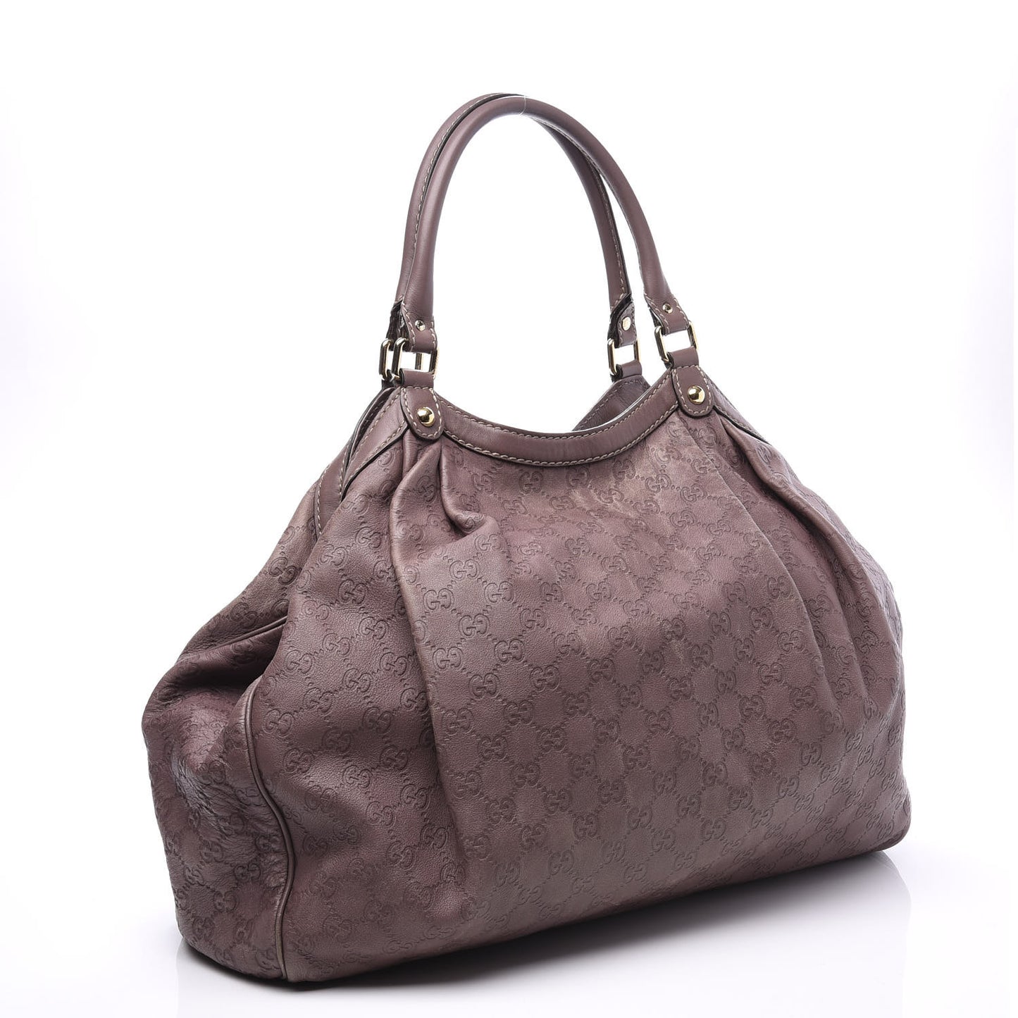 Guccissima Large Sukey Tote Mauve