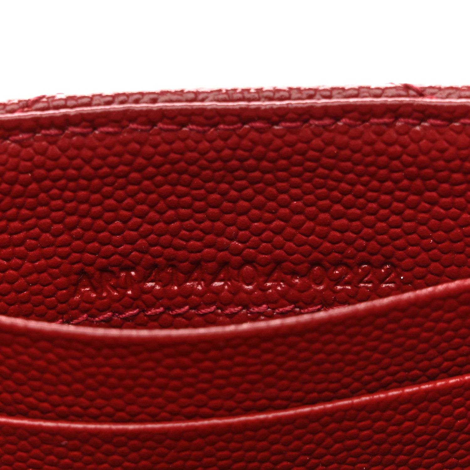 Saint Laurent Grain De Poudre Matelasse Chevron Small Monogram Envelope Wallet Bordeaux 7 of 11