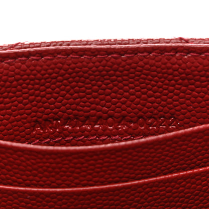 Saint Laurent Grain De Poudre Matelasse Chevron Small Monogram Envelope Wallet Bordeaux 7 of 11