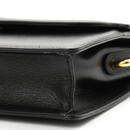 Gucci Textured Calfskin Small Torchon GG Ring Shoulder Bag Black 11 of 13