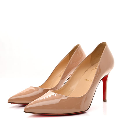 Christian Louboutin Patent Pigalle 85mm Pumps 40 Nude 4 of 9