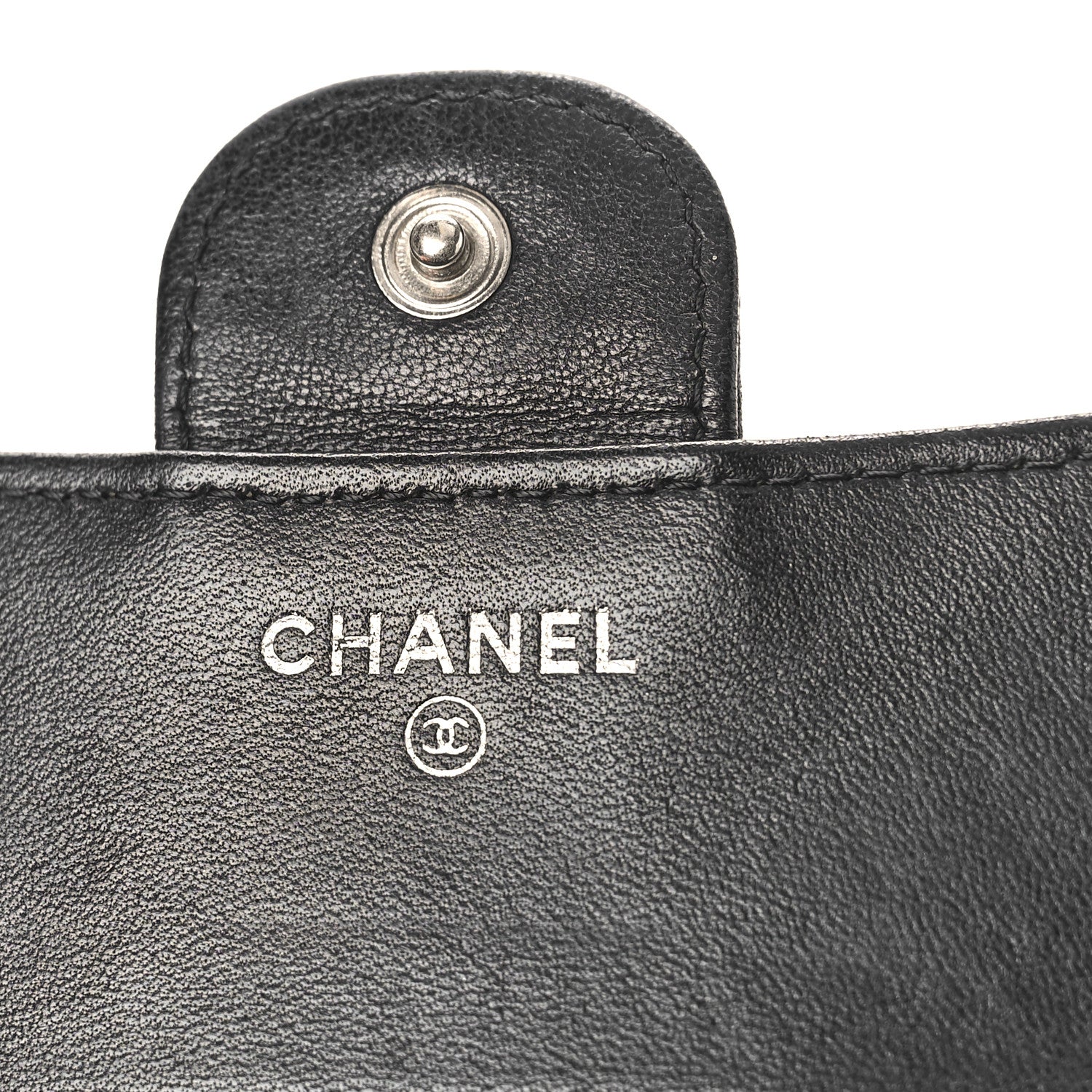 Chanel Lambskin Quilted Flap Card Holder Black 6 of 11