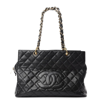 Chanel Caviar Quilted Grand Timeless Tote GTT Black 1 of 10