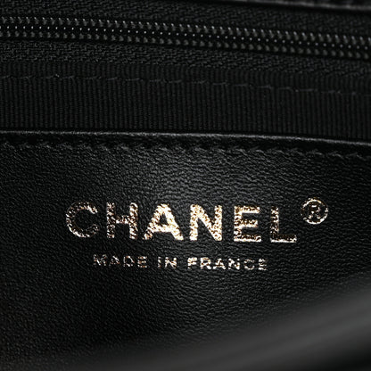Chanel Lambskin Quilted Bicolor Flap Black Beige 6 of 11