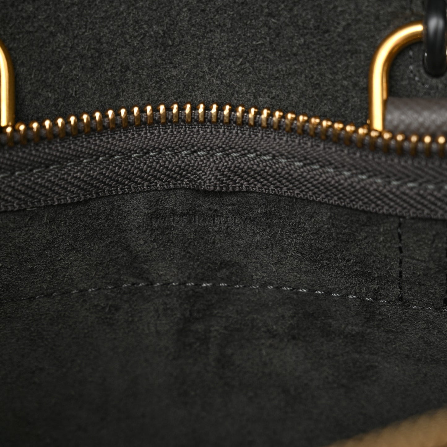 Grained Calfskin Pico Belt Bag Grey