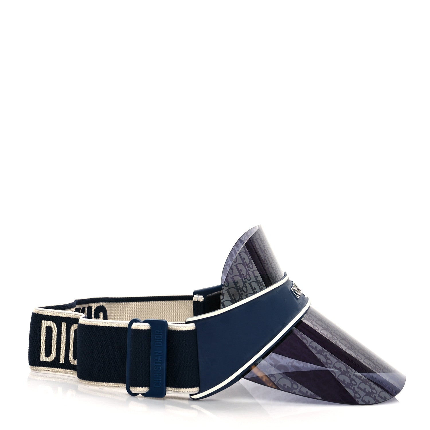 Christian Dior Oblique DiorClub V1U Sun Visor Blue 4 of 7