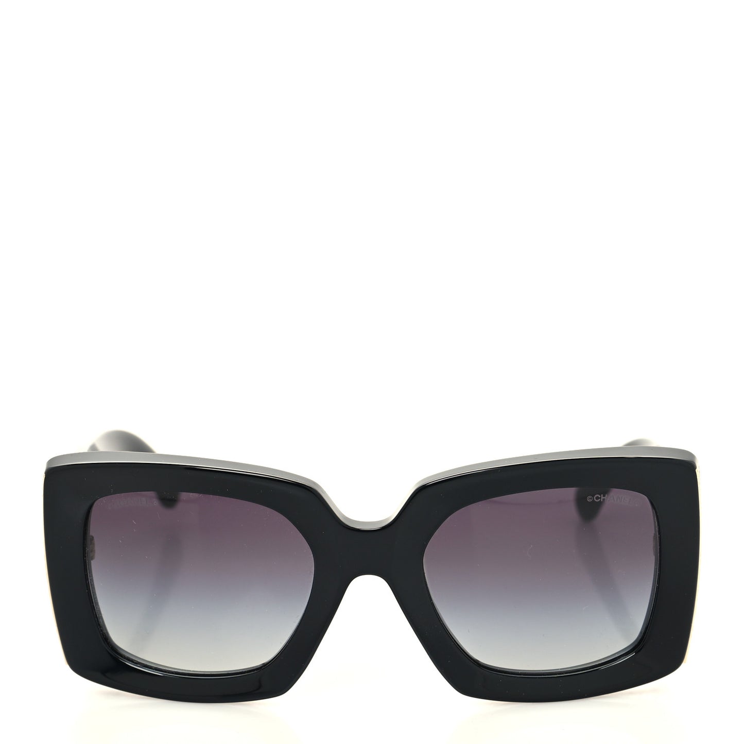 Acetate Rectangle Sunglasses 5435 Black
