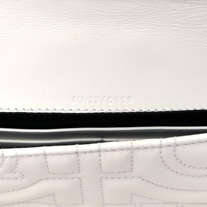 Salvatore Ferragamo Calfskin Quilted Gancini Mini Bag White 7 of 11