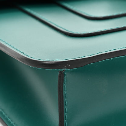 Bulgari Calfskin Small Serpenti Forever Snake Strap Crossbody Bag Emerald Green 12 of 13