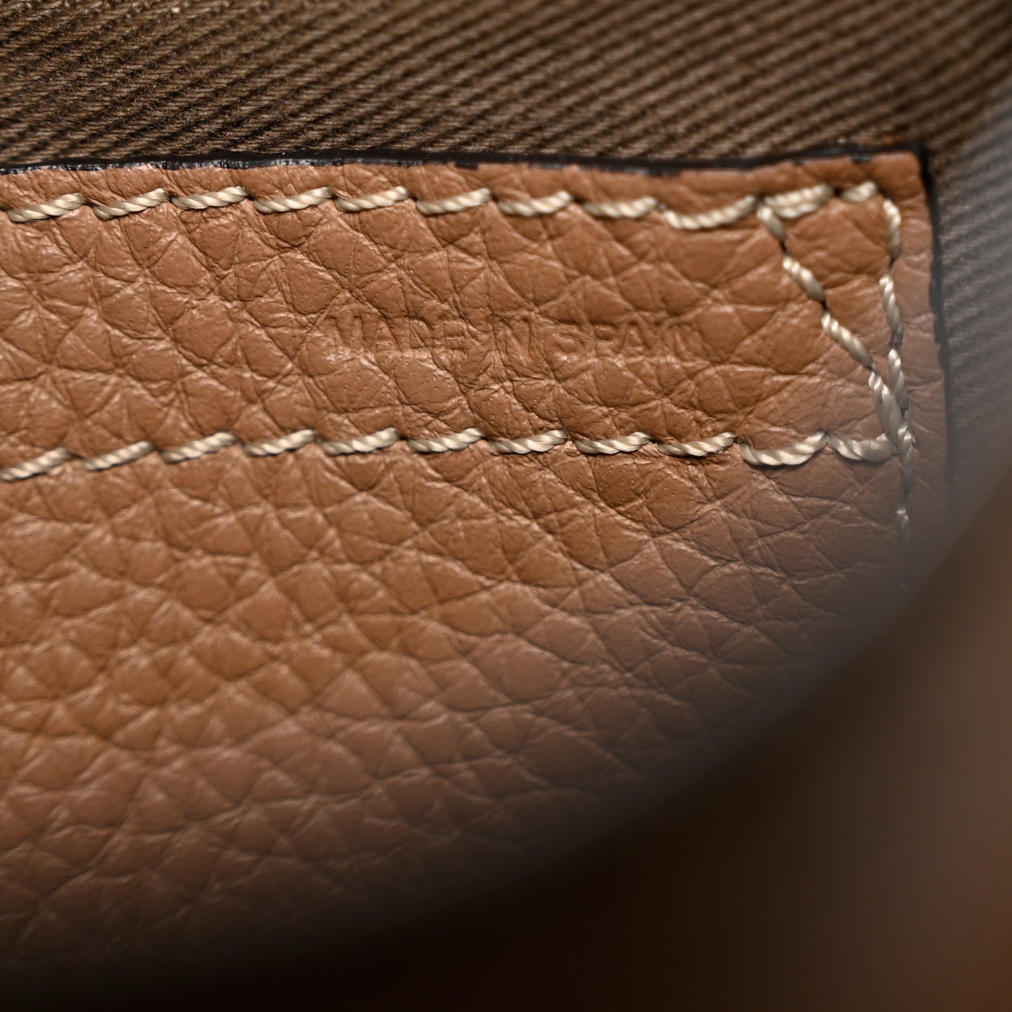 Calfskin Mini Marcie Round Crossbody Bag Nut