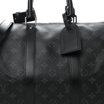 Louis Vuitton Monogram Eclipse Keepall Bandouliere 45 8 of 11