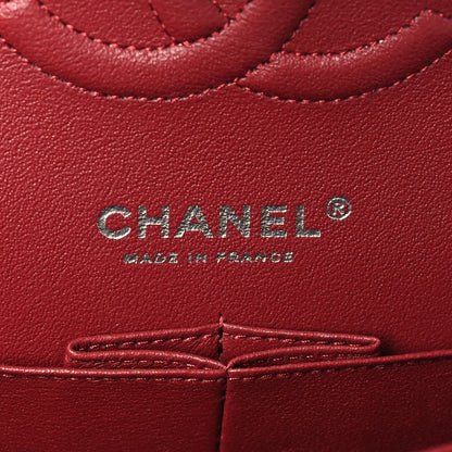 Chanel Caviar Quilted Medium Double Flap Dark Red 6 of 8
