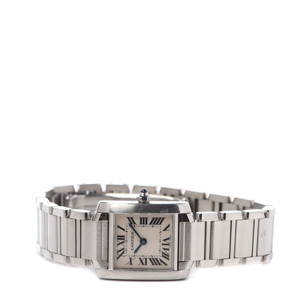 Cartier Stainless Steel 20mm Tank Francaise Quartz Watch 3 of 6