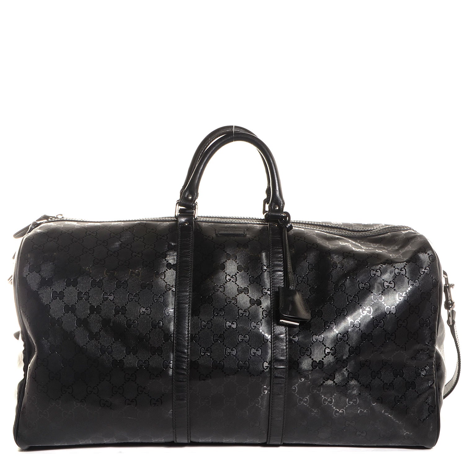 Gucci Imprime Monogram Large Carry On Duffle Black 1 of 11