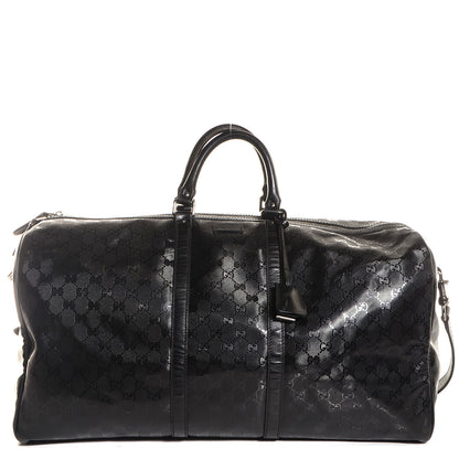 Gucci Imprime Monogram Large Carry On Duffle Black 1 of 11
