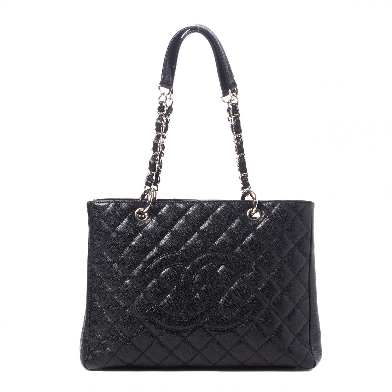 Chanel Caviar Quilted Grand Shopping Tote GST Black 1 of 10