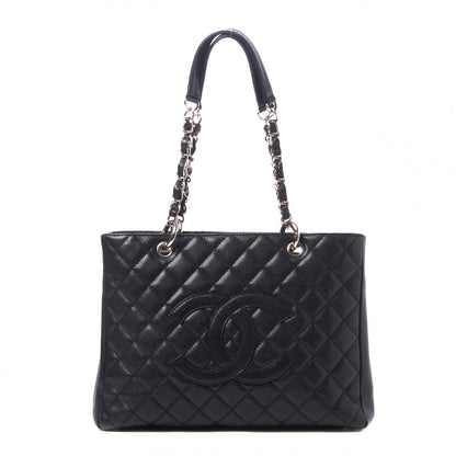 Chanel Caviar Quilted Grand Shopping Tote GST Black 1 of 10
