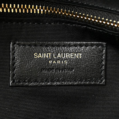 Saint Laurent Lambskin Matelasse Monogram Joe Backpack Cream 6 of 11