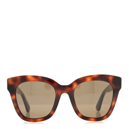 Gucci Acetate Square Frame Sunglasses GG0029S Tortoise 2 of 8
