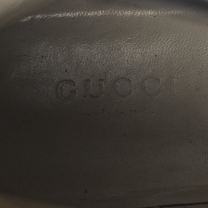 Gucci Cordovan Lux Womens Harald Horsebit 25mm Platform Boots 36 Black 9 of 9