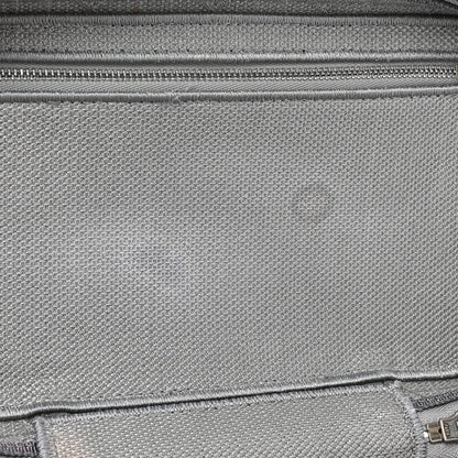Christian Dior Canvas Embroidered Cannage Diortravel Vanity Case Grey 9 of 11