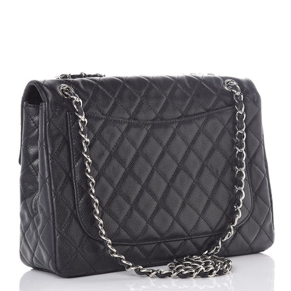 Chanel Caviar Quilted Maxi Single Flap Black 3 of 8
