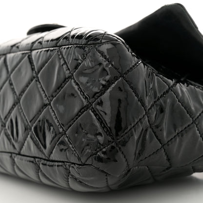 Chanel Patent Quilted Jumbo Single Flap Black 10 of 12