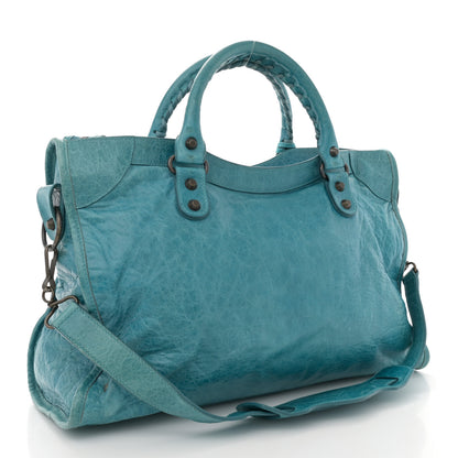 Balenciaga Agneau Classic Hardware City Aquamarine 4 of 15