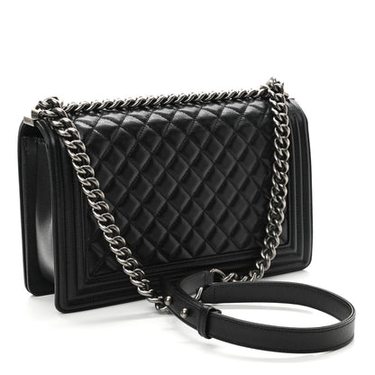 Chanel Caviar Quilted New Medium Boy Flap Black 3 of 11