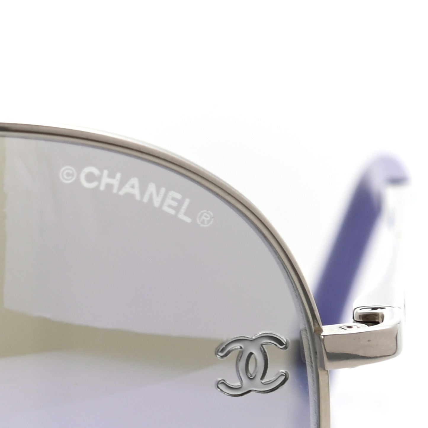 Polarized CC Aviator Sunglasses 4189-T-Q Purple